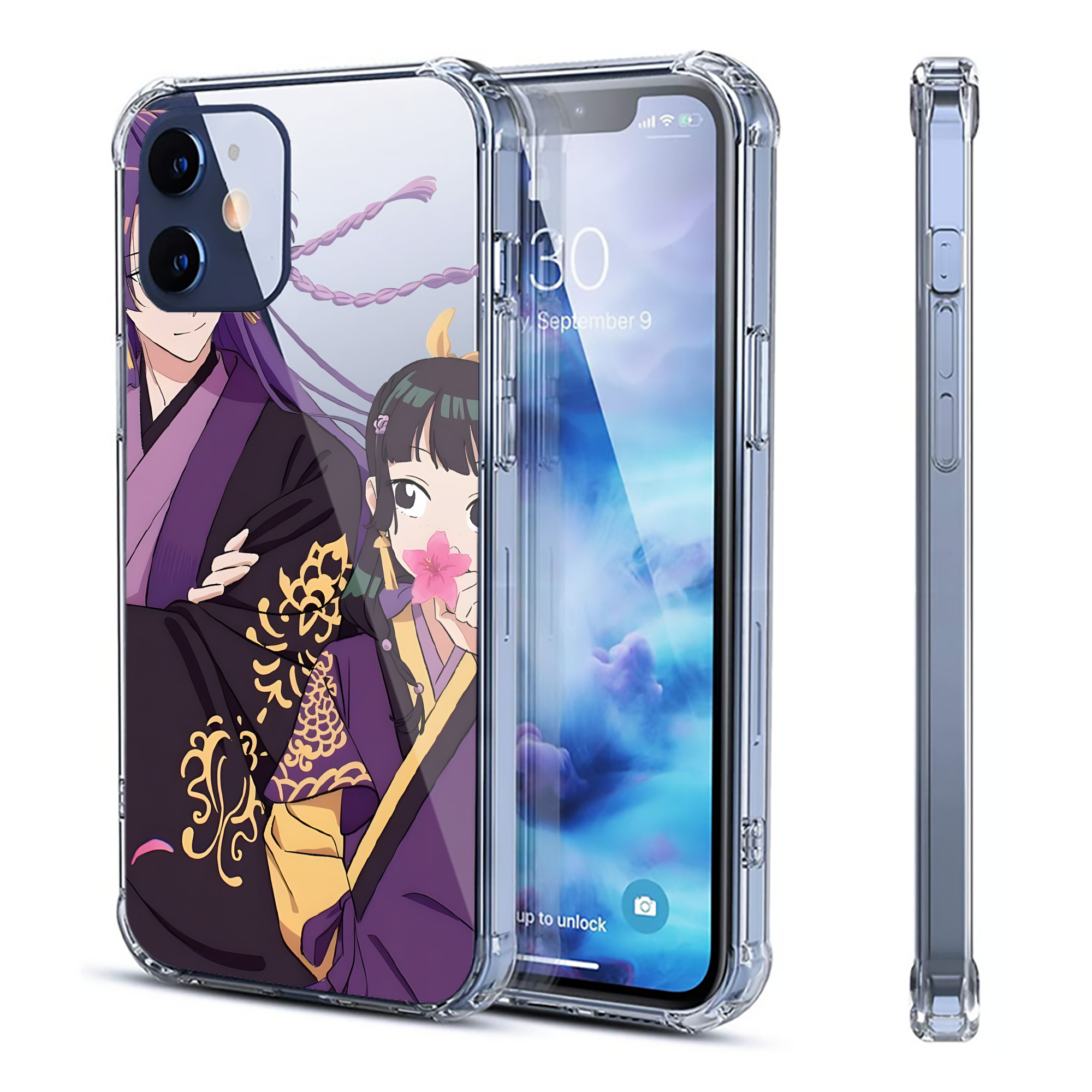 （画像用） 薬屋のひとりごと The Apothecary Diaries 【iPhone 12シリーズ対応】透明スマホケース（クリアソフトケース）